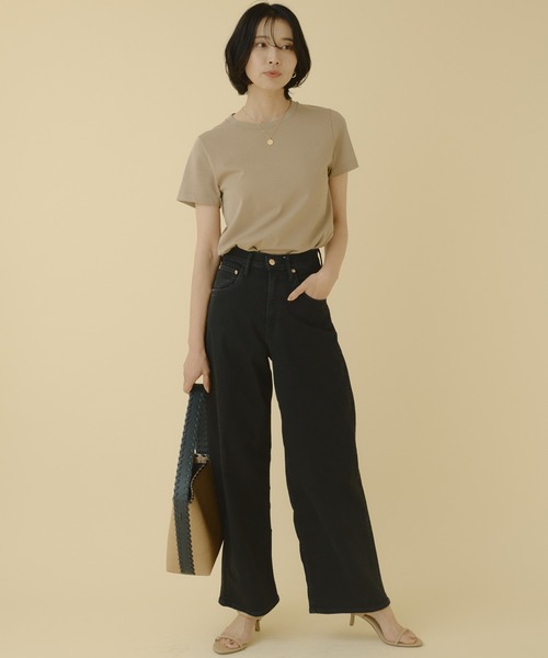 「surt」 デニムパンツ M ブラック レディース_画像3