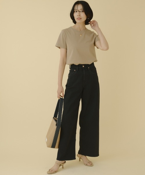 「surt」 デニムパンツ M ブラック レディース_画像4