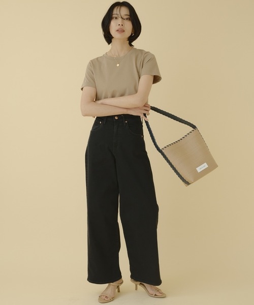 「surt」 デニムパンツ M ブラック レディース_画像5