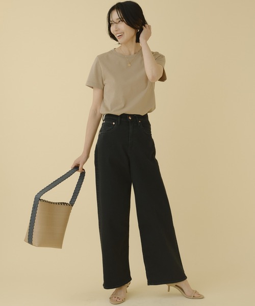 「surt」 デニムパンツ M ブラック レディース_画像6