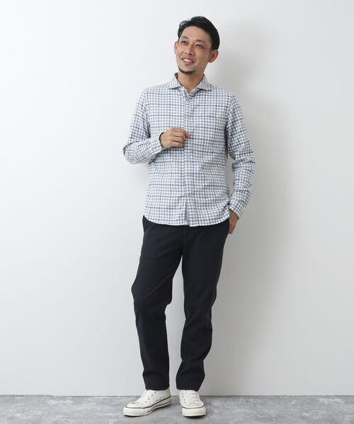 「NOLLEY'S goodman」 長袖シャツ X-LARGE ブルー系その他 メンズ_画像6