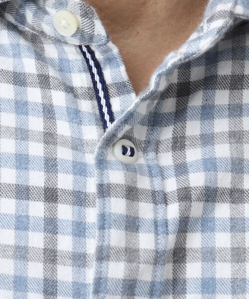 「NOLLEY'S goodman」 長袖シャツ X-LARGE ブルー系その他 メンズ_画像7
