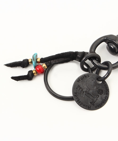 SunKu（サンク） キーホルダー 39 Plate Keyholder-Black(サンク