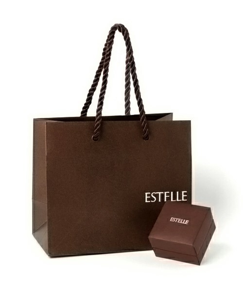 ESTELLE ネックレス K18 イエローゴールド ダイヤモンド