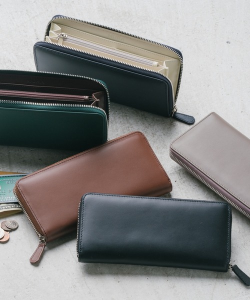 mura イタリアンレザー 長財布 新品未使用 ブラック MURA（ムラ） 財布 イタリアンレザー YKKラウンドファスナー