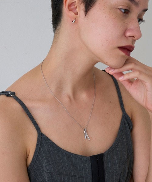 JUPITER ネックレス 「SV925」タイリボンモチーフネックレス/ペア/ユニ