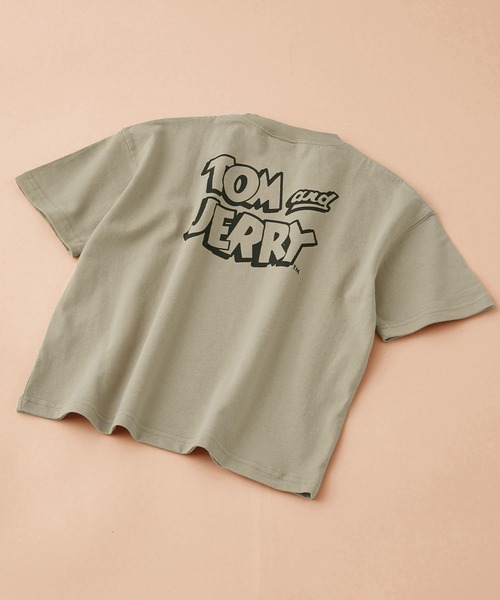 tシャツ Tシャツ キッズ 「 TOM＆JERRY / トムとジェリー 」 プリントビックシルエット クルーネック Tシャツ 半袖 キッズ｜zozo｜07