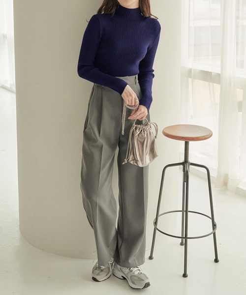 ニット セーター ハイネックリブニット レディース : ZOZOTOWN Yahoo