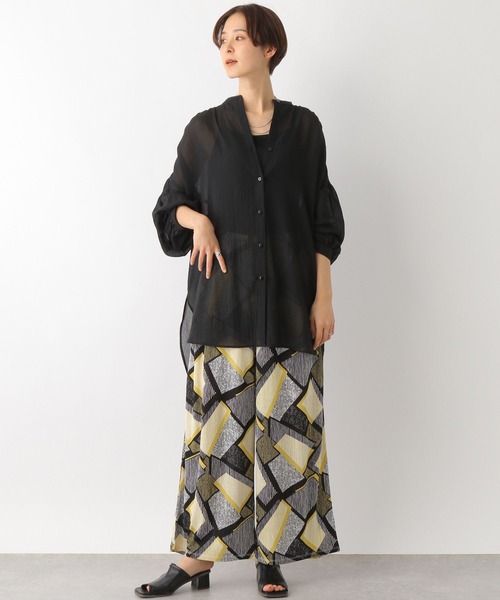 LEPSIM（レプシィム） シャツ ブラウス シアーチュニックハオリ 163561