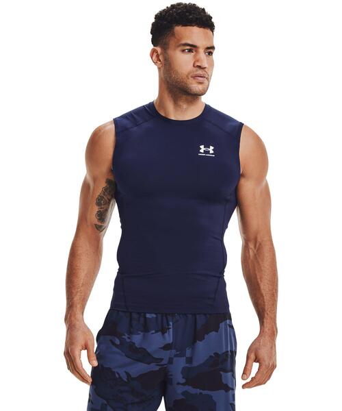 tシャツ UAヒートギアアーマー コンプレッション スリーブレス シャツ（トレーニング/メンズ） メンズ | UNDER ARMOUR