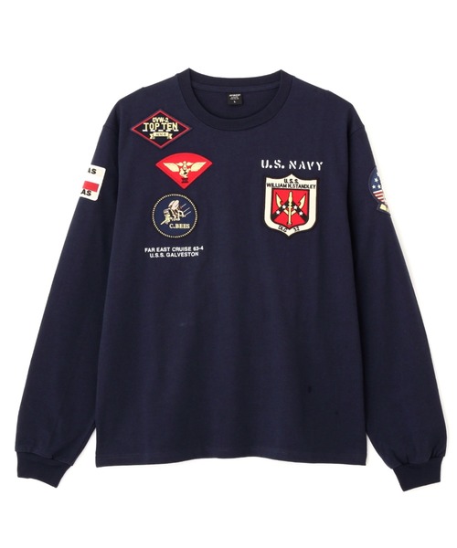 国内発送【AVIREX】NAVAL PATCH LONGSLEEVE T-SHIRT 楽天市場】avirex naval patch shirtの通販