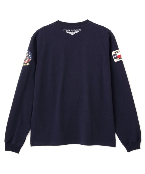 国内発送【AVIREX】NAVAL PATCH LONGSLEEVE T-SHIRT 楽天市場】avirex naval patch shirtの通販