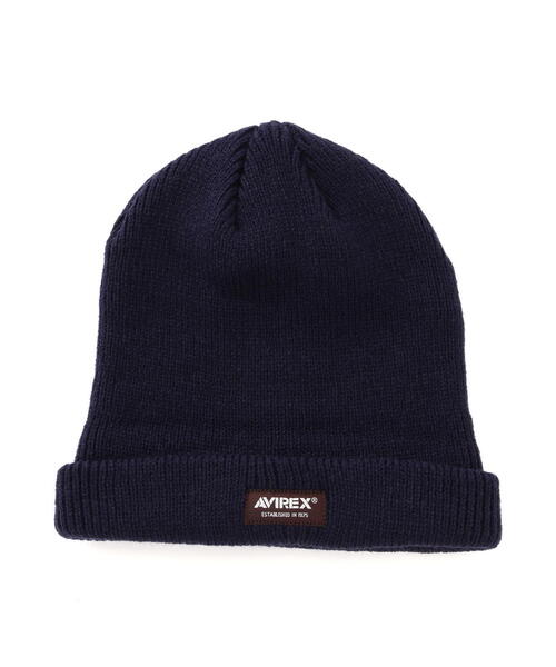 AVIREX（アヴィレックス） ニット帽 ニットキャップ 2WAY WATCH CAP