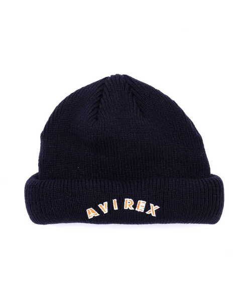AVIREX（アヴィレックス） ニット帽 ニットキャップ 2WAY WATCH CAP