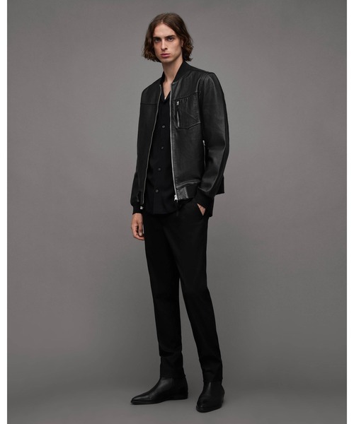 ALLSAINTS（オールセインツ） ma1 ma-1 TYRO WASHED LEATHER BOMBER