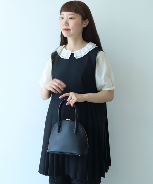 ビュルデサボン　プリーツベスト bulle de savon ベスト ジレ T/R プリーツベスト レディース