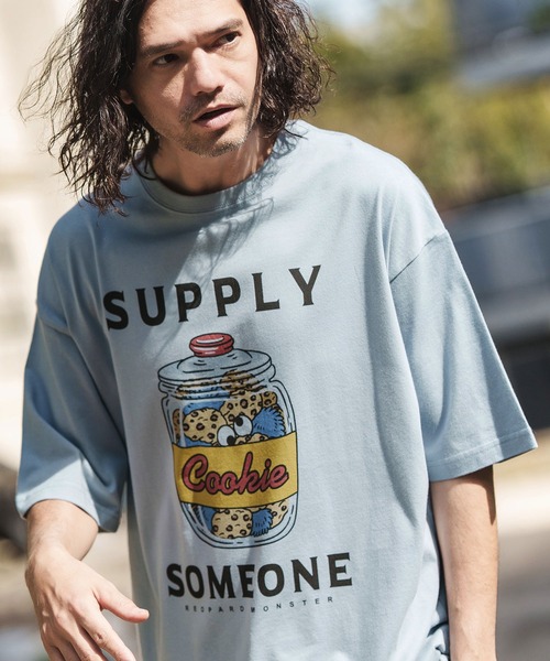 同梱 mt8947- ビッグシルエットプリントTシャツ（Supply Someone）（T