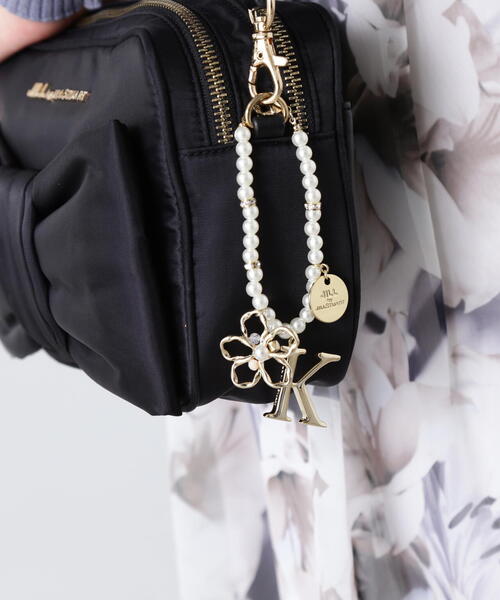 プレゼントに大人気♪【CHANEL】 キーホルダー パール ハート org.jpg