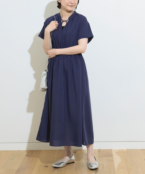BEAMS HEART ワンピース ギャザー スキッパー : ZOZOTOWN Yahoo!店