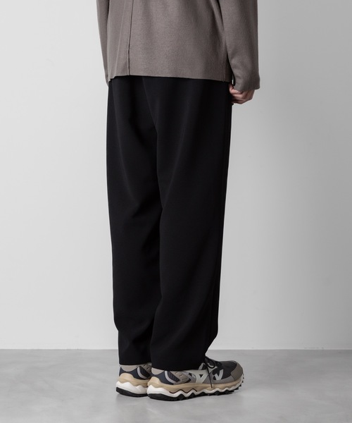 スラックス PE ストレッチダブルクロス ベルテッド テーパードフィットトラウザーズ / PE STRETCH DOUBLE CLOTH BELTED | ATTACHMENT | 07