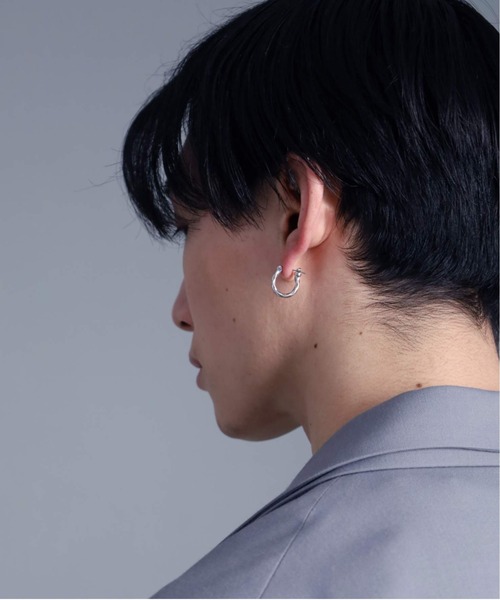 LION HEART シルバー925 クロッシングピアス　2個セット LION HEART ピアス LH for Gift クロッシングピアス/スリミー