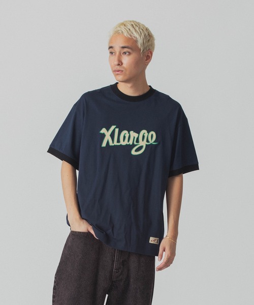 XLARGE（エクストラ ラージ） tシャツ RETRO SCRIPT LOGO RINGER S/S