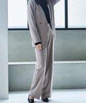 パンツ 高身長 ワイドパンツ(セットアップ対応...の詳細画像4