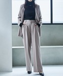 パンツ 高身長 ワイドパンツ(セットアップ対応...の詳細画像3