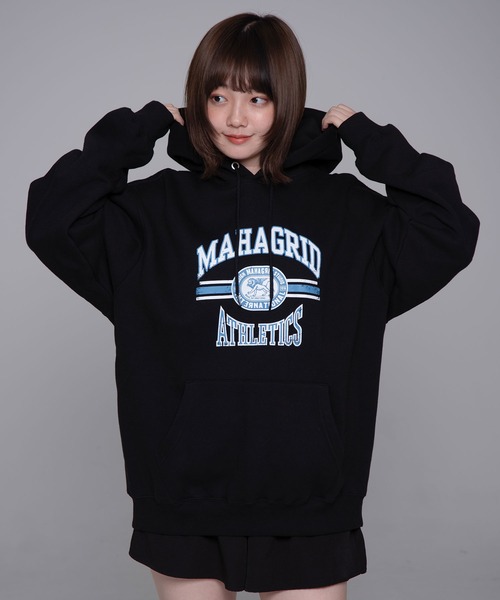 [MAHAGRID] LION ATHLETICS HOODIE /追跡付 mahagrid/マハグリッド』 LION ATHLETICS HOODIE/ライオン