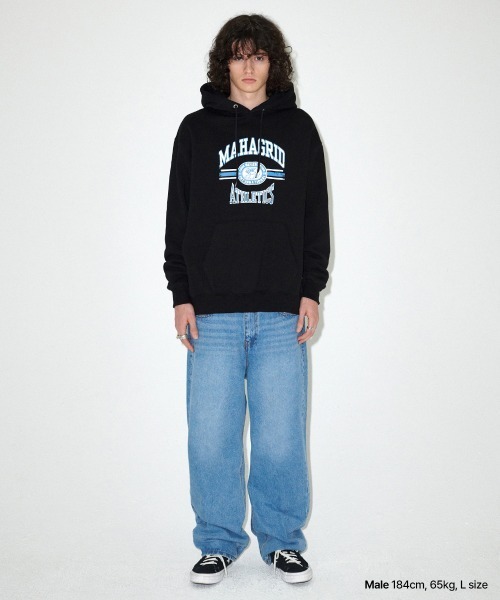 さらに100円引き◆MAHAGRID◆LION ATHLETICS HOODIE MAHAGRID パーカー 「mahagrid/マハグリッド」 LION ATHLETICS