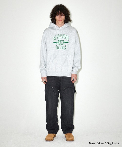 さらに100円引き◆MAHAGRID◆LION ATHLETICS HOODIE MAHAGRID パーカー 「mahagrid/マハグリッド」 LION ATHLETICS