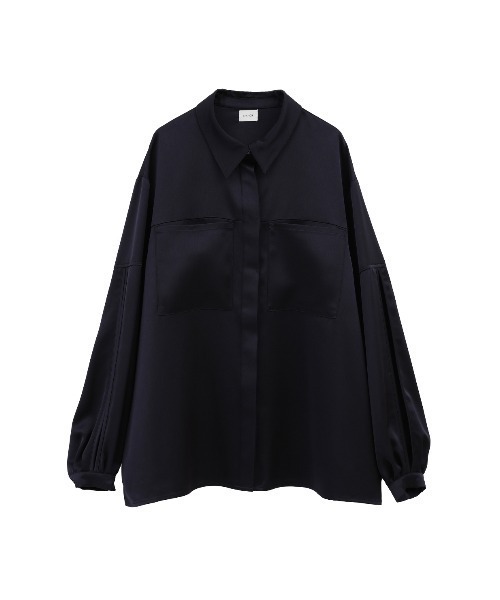 MANOF ブラウス MANOF（マノフ） ブラウス シャツ MANOF/マノフ/OUT POCKET SATIN