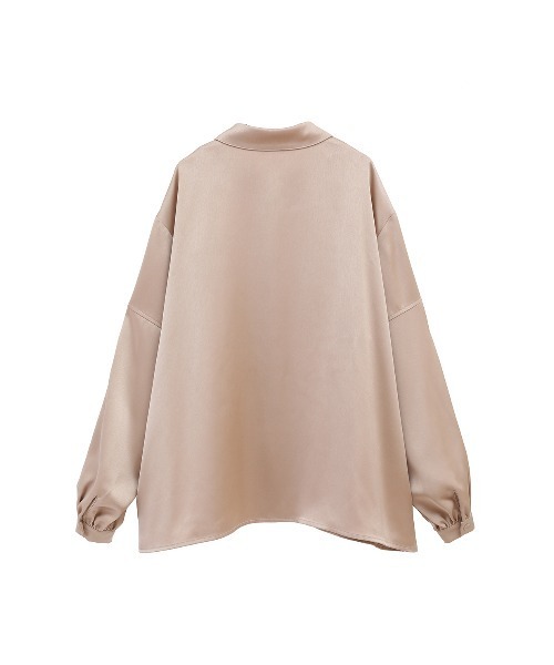 MANOF ブラウス MANOF（マノフ） ブラウス シャツ MANOF/マノフ/OUT POCKET SATIN