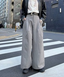 PAGEBOY（ページボーイ） スラックス パンツ ラメストライプタック