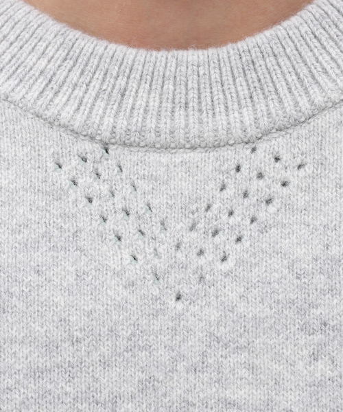 is-ness セーター ニット 「is-ness / イズネス」VENTILATION KNITTED