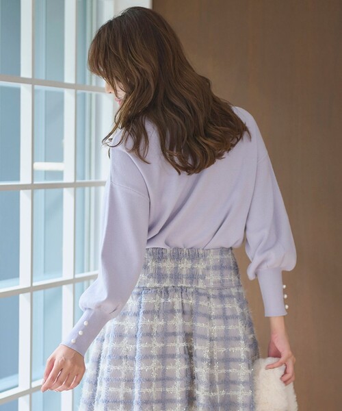 Feroux スカート ラメチェック フレアスカート : ZOZOTOWN Yahoo
