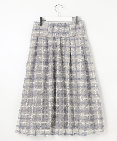 Feroux スカート ラメチェック フレアスカート : ZOZOTOWN Yahoo