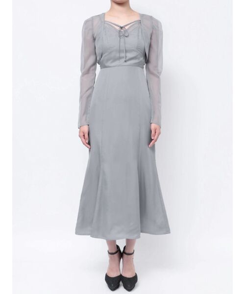 RESEXXY（リゼクシー） ワンピース シアーフラワーマーメイド