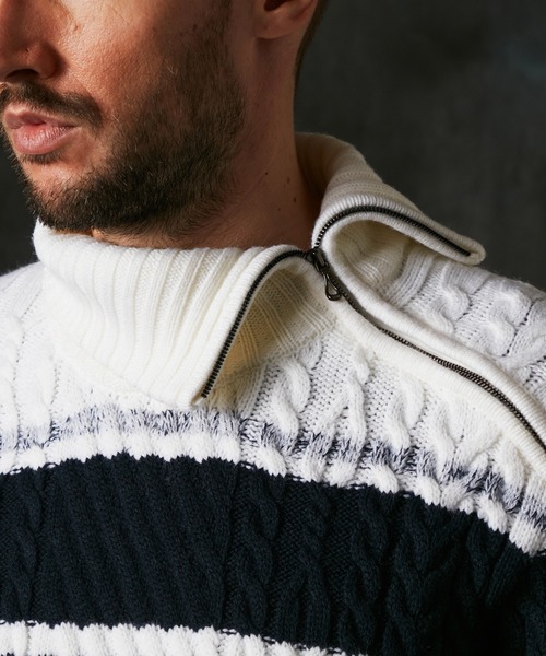 HIDEAWAYS NICOLE（ハイダウェイ ニコル） セーター ニット ケーブル