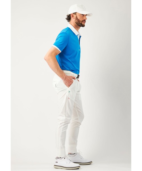 uvカット ポロシャツ ADP SIMPLE POLO WHT LINE メンズ レディース_7