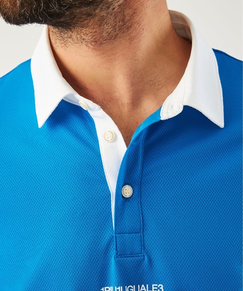 uvカット ポロシャツ ADP SIMPLE POLO WHT LINE メンズ レディース_8