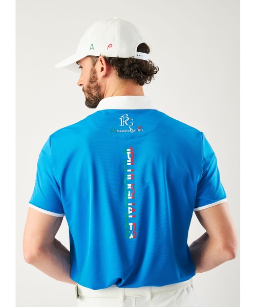 uvカット ポロシャツ ADP SIMPLE POLO WHT LINE メンズ レディース_10