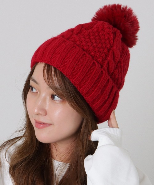 Lace Ladies（レースレディース） ニット帽 ニットキャップ ビッグ