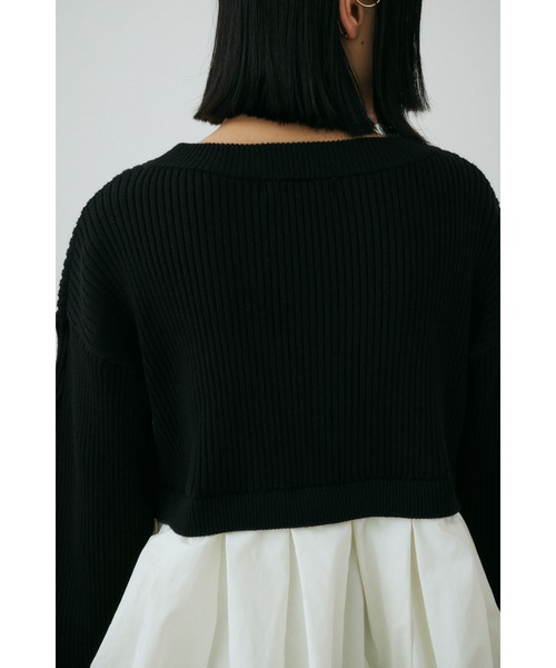 HeRIN.CYE ニット セーター Tuck balloon knit tops タックバルーン