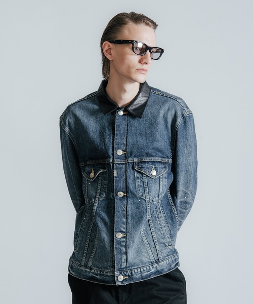 smeg様 SUMMER FRENCH COLLAR JEAN JACKET CRIMIE（クライミー） デニムジャケット gジャン BORN FREE GARAGE