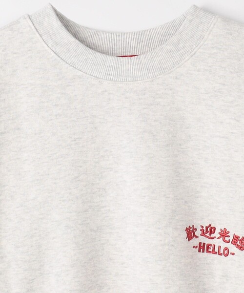 トレーナー スウェット Joanie/ジョエニー Happy Night Market SWEAT/刺繍 バックプリント クルーネック スウェット メ | FREAK'S STORE | 05