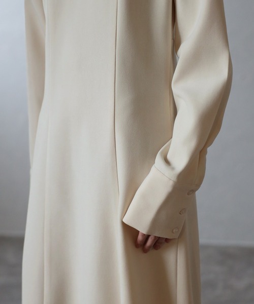 ENC ワンピース back open long sleeve one-piece / バックオープン