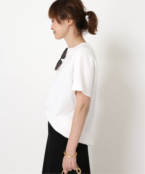 「MUSE de Deuxieme classe」 半袖ニット - ホワイト レディース Deuxieme Classe 「Deuxieme Classe」 「MUSE de Classe」半袖