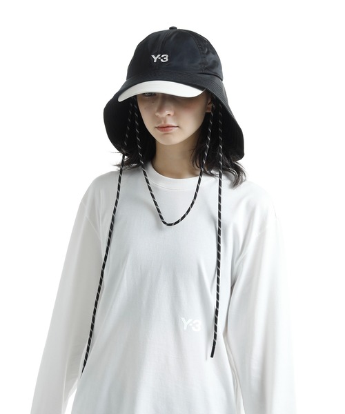 Y-3 STRP B HAT(S black): Y-3｜WILDSIDE YOHJI YAMAMOTO