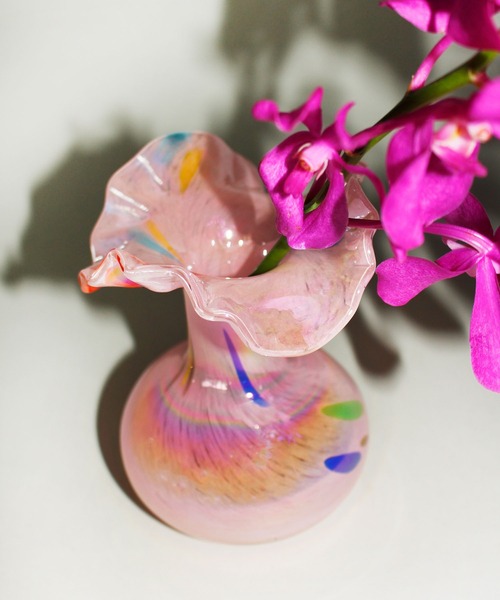 花瓶 Casselini HOME(キャセリーニ ホーム)ガラスフラワーベースMの画像
